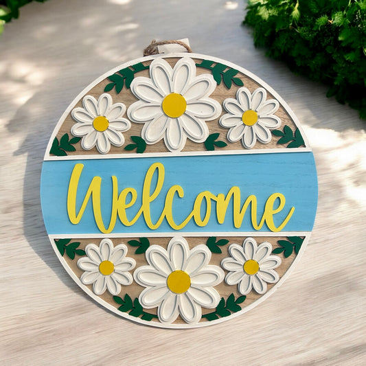 Welcome Door Round