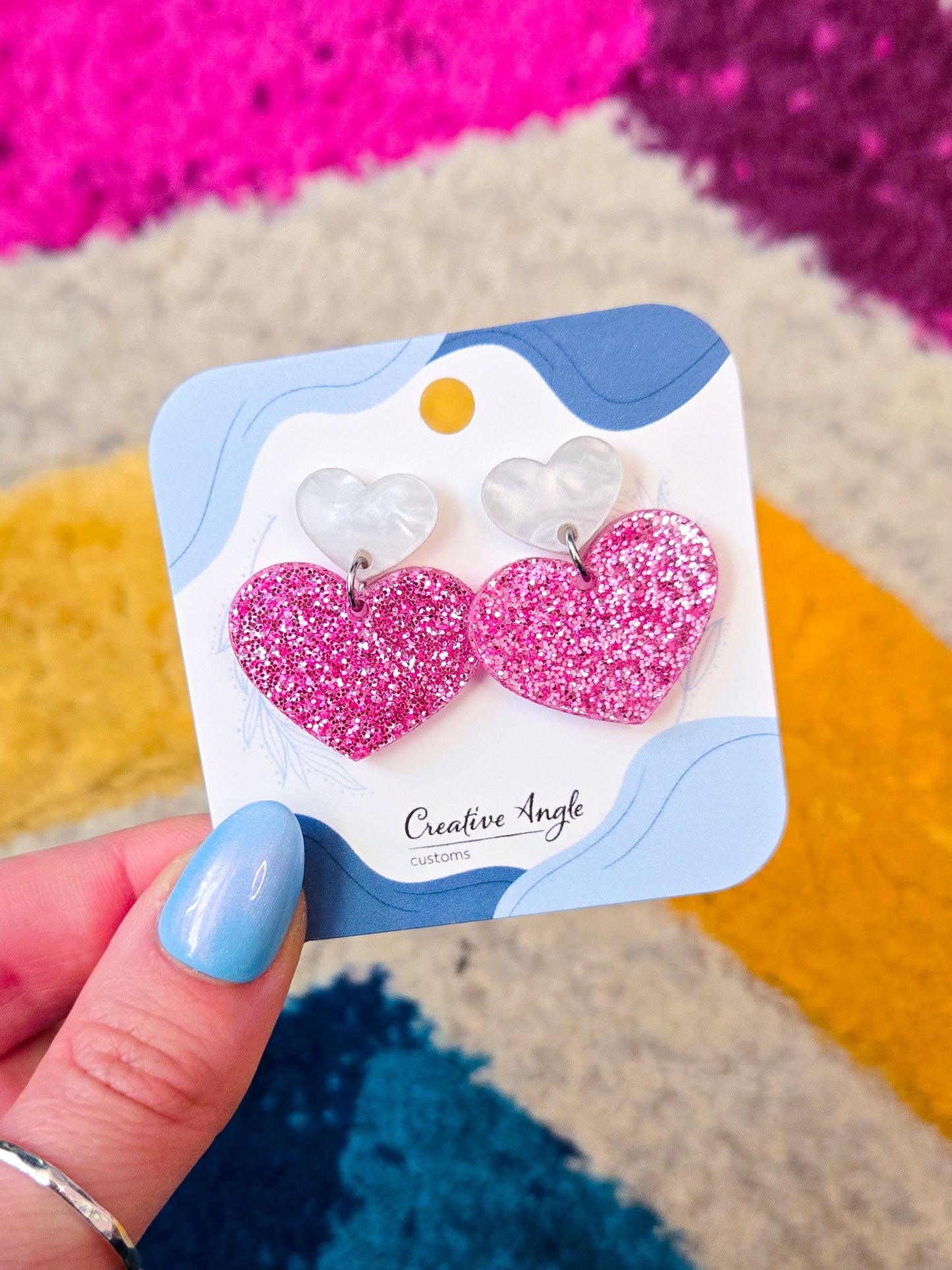 Heart Double Earrings