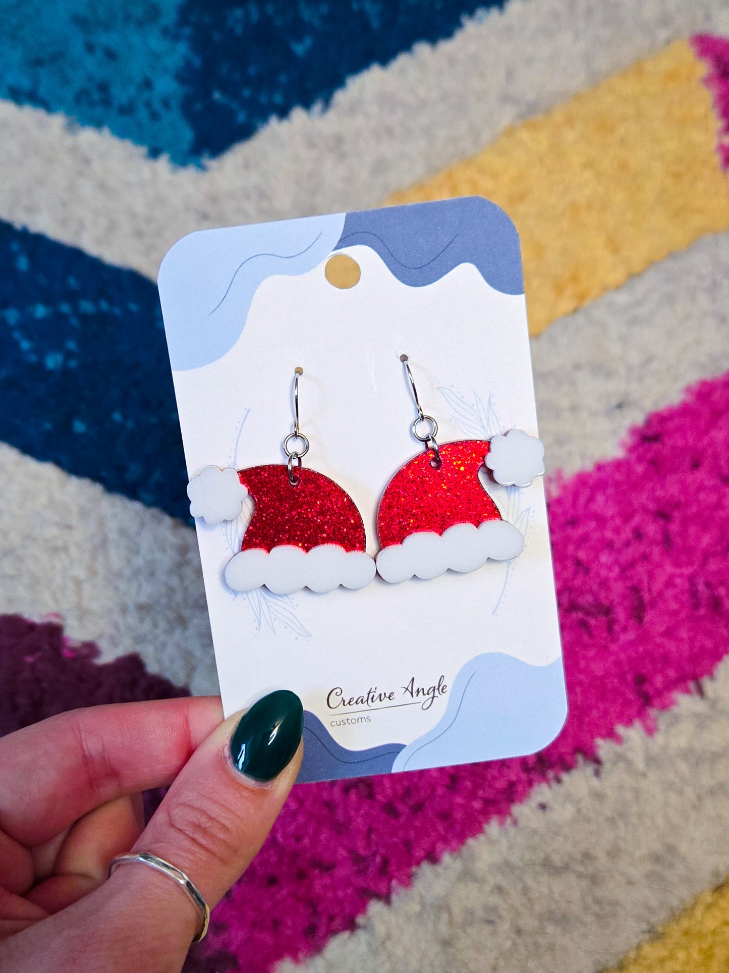 Santa Hat Earrings