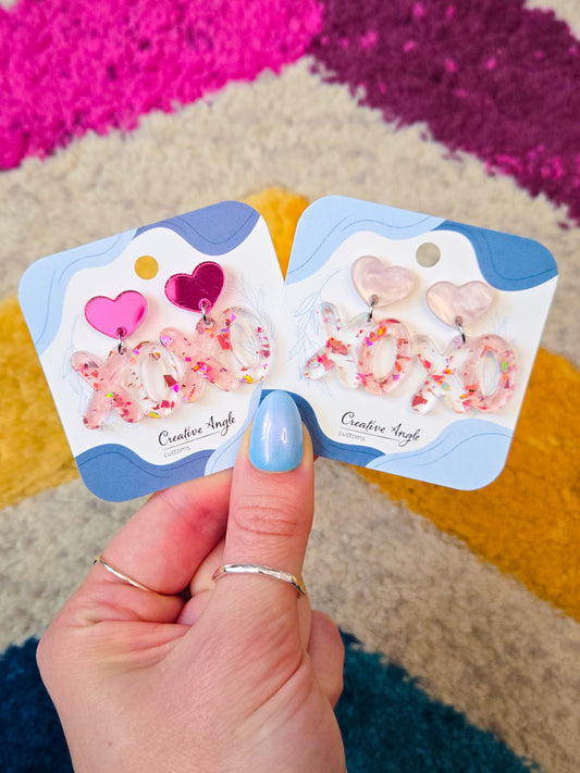 XOXO Dangle Earrings