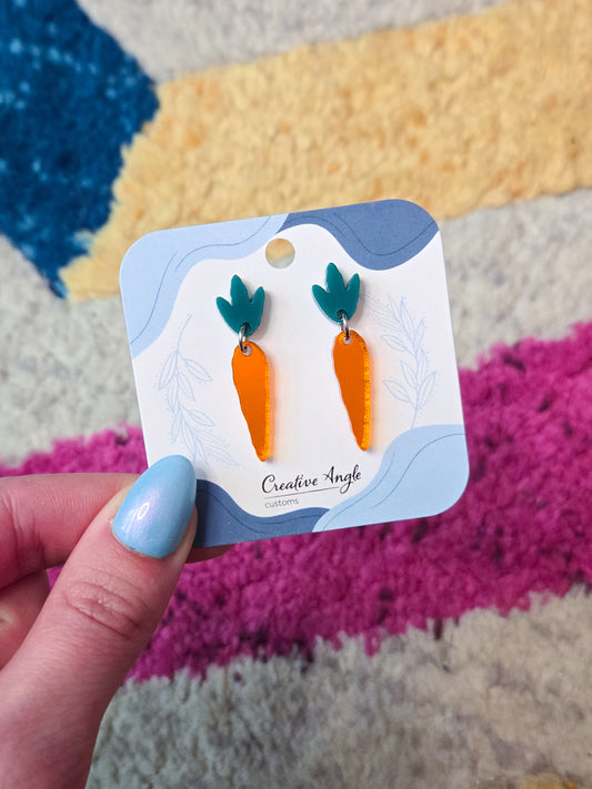 Carrot Earrings