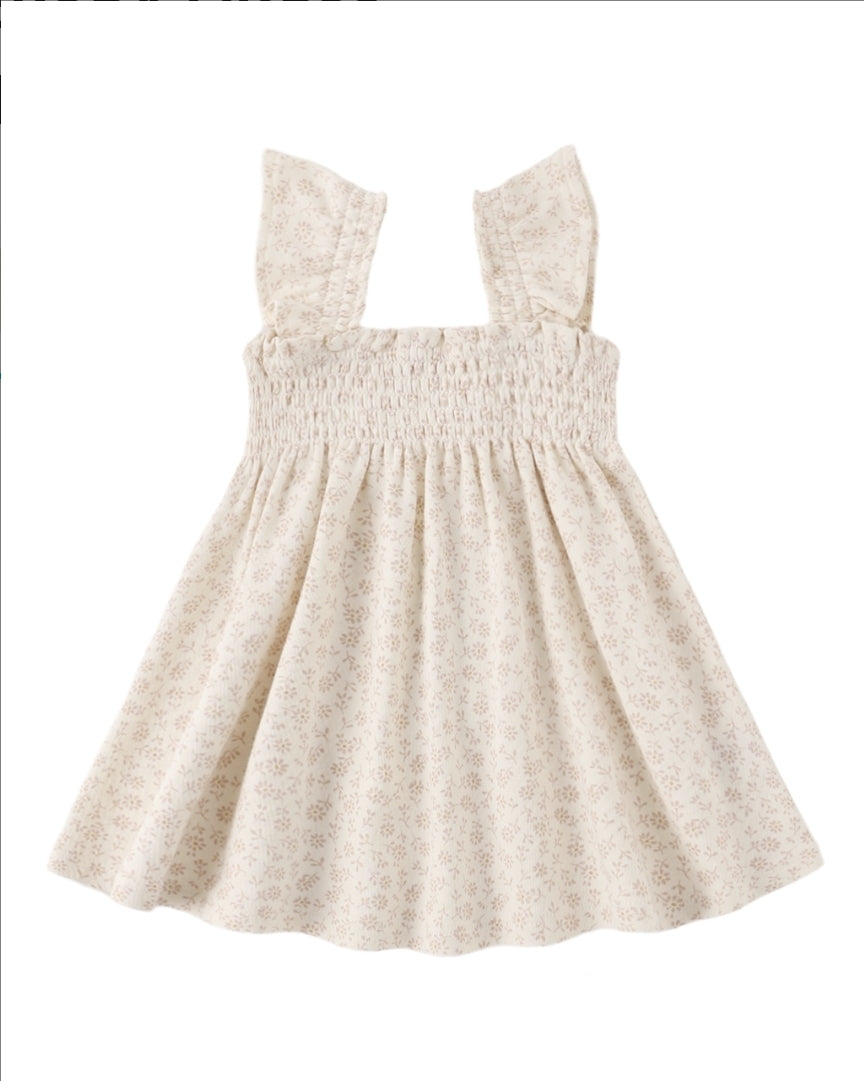 Ditsy Smocked Dress
