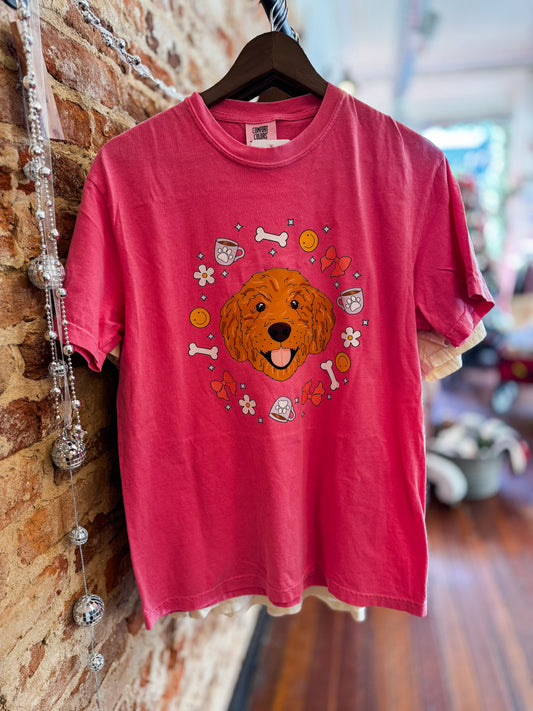 Doodle Dog Comfort Colors T-Shirt