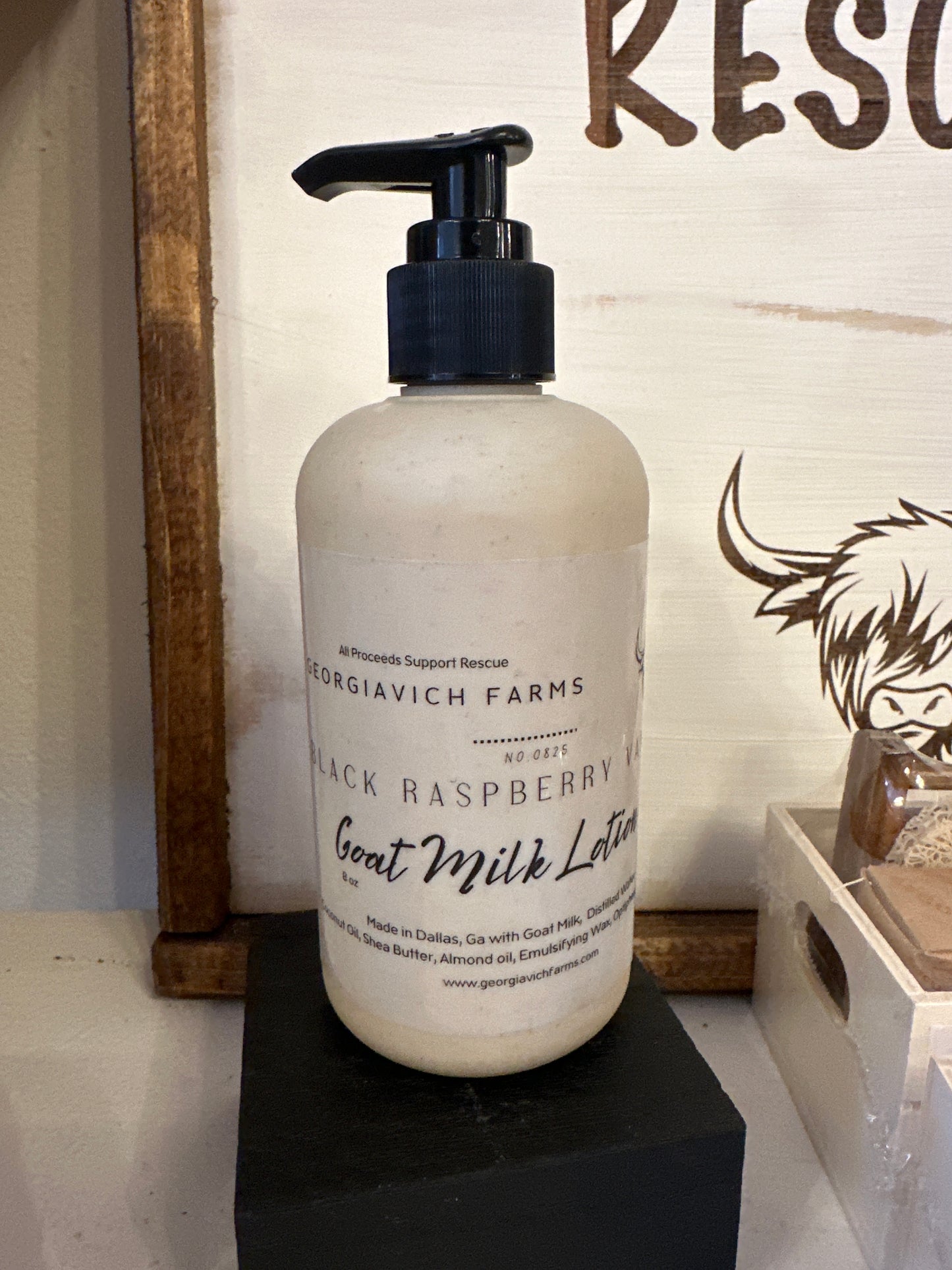 Black Raspberry Vanilla Goat Milk Lotion
