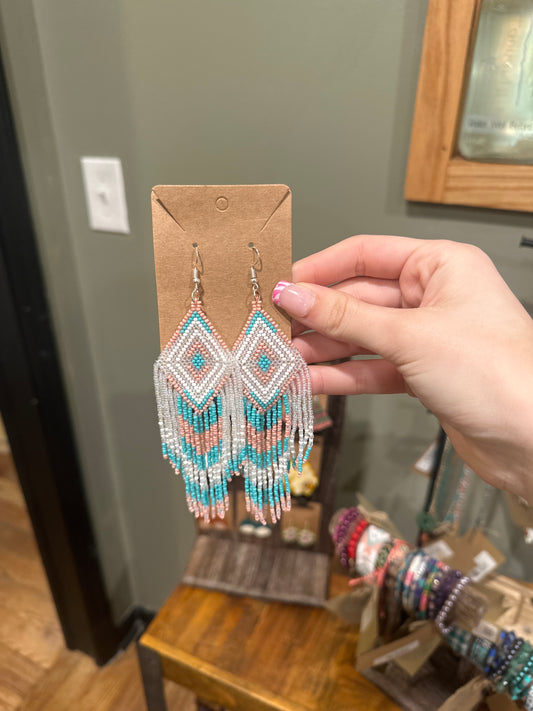 Tribal Fringe Earrings