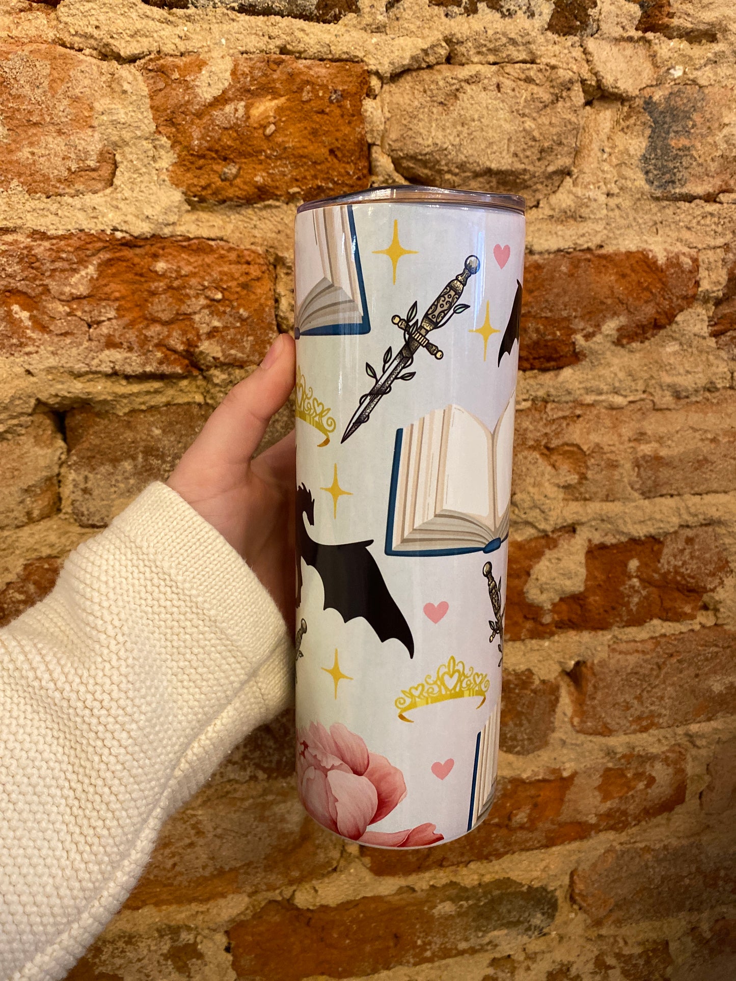 Bookish Theme Tumbler