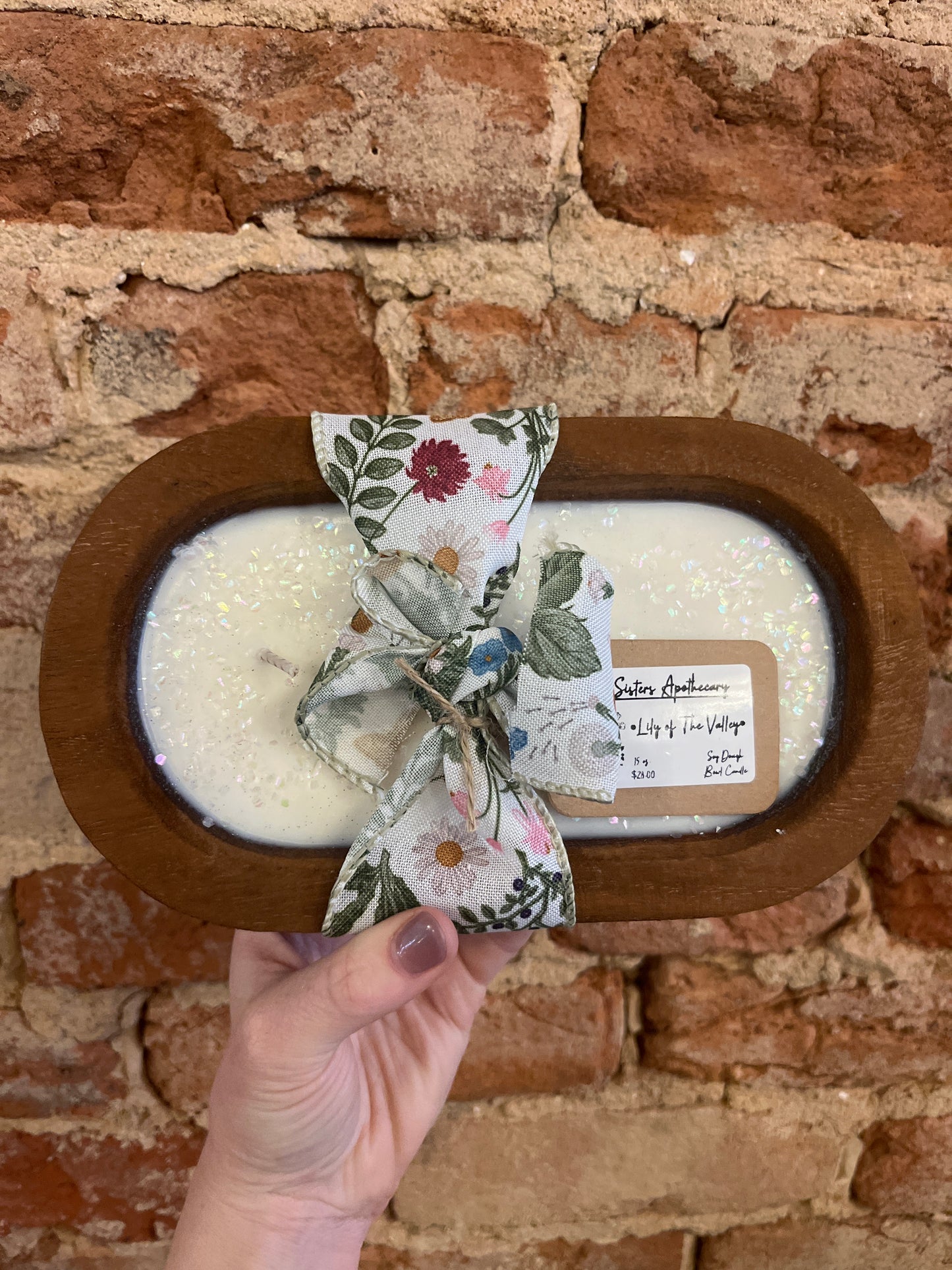 Lily of the Valley Soy Dough Bowl Candle