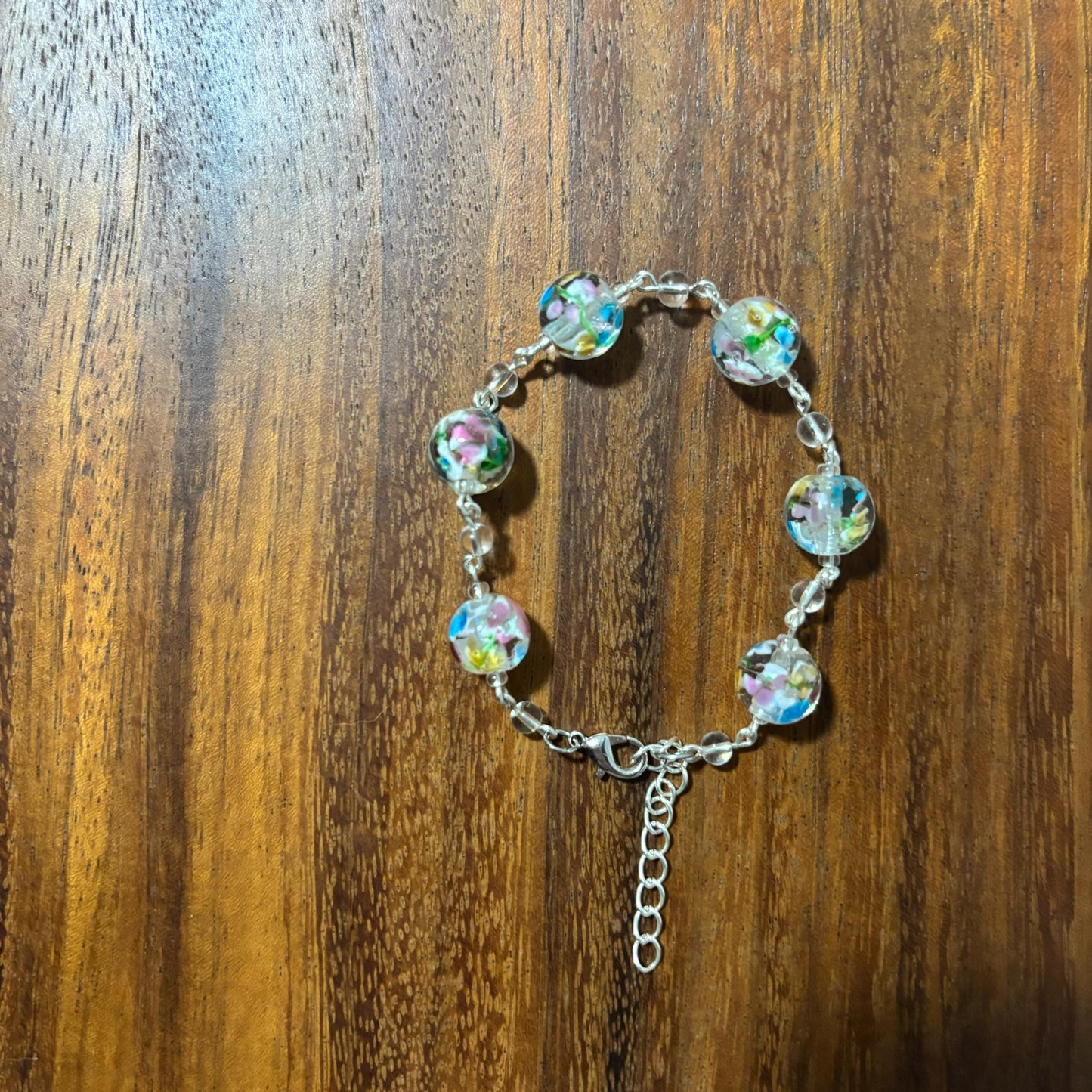 Floral Style Beaded Bracelets