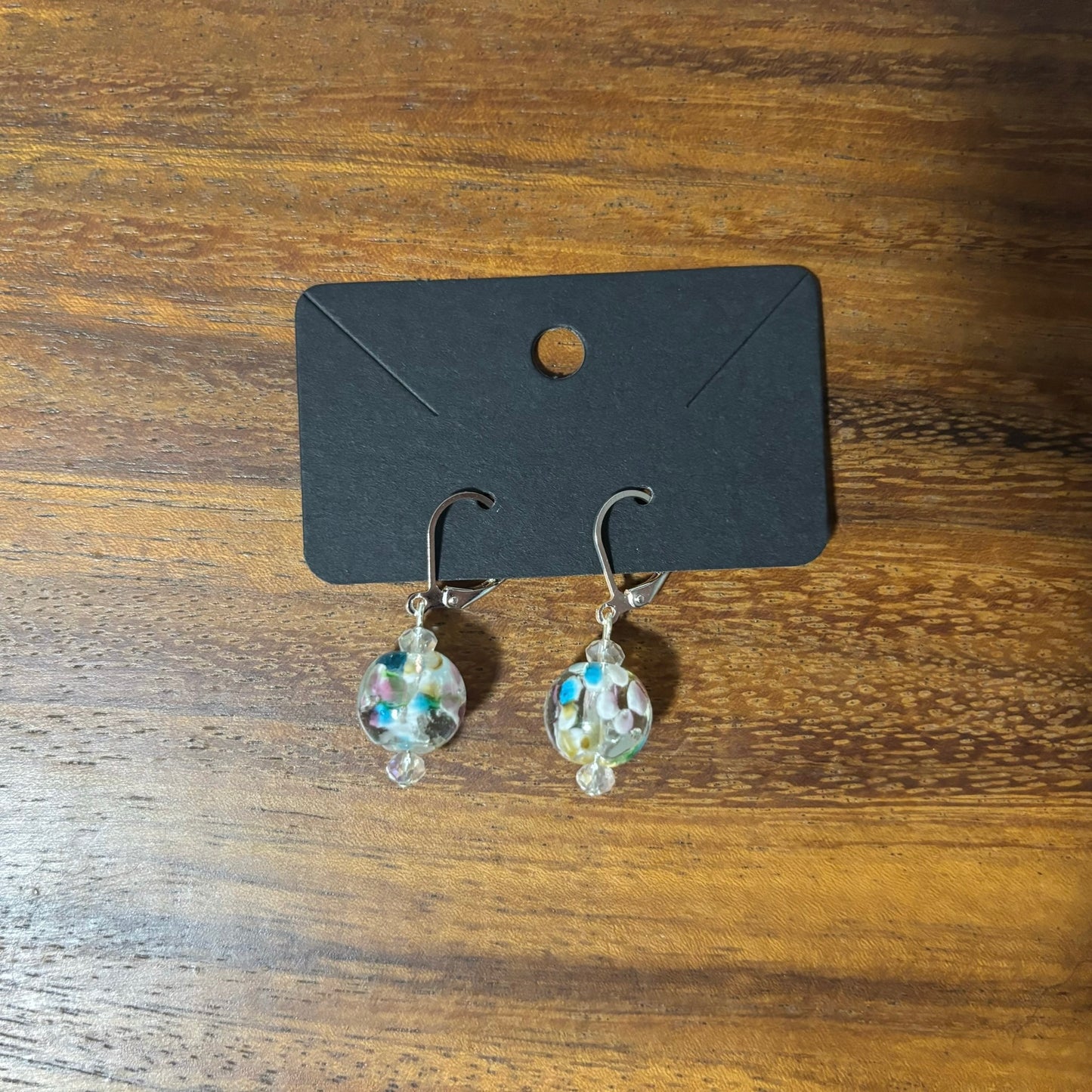 Floral Style Beaded Earrings