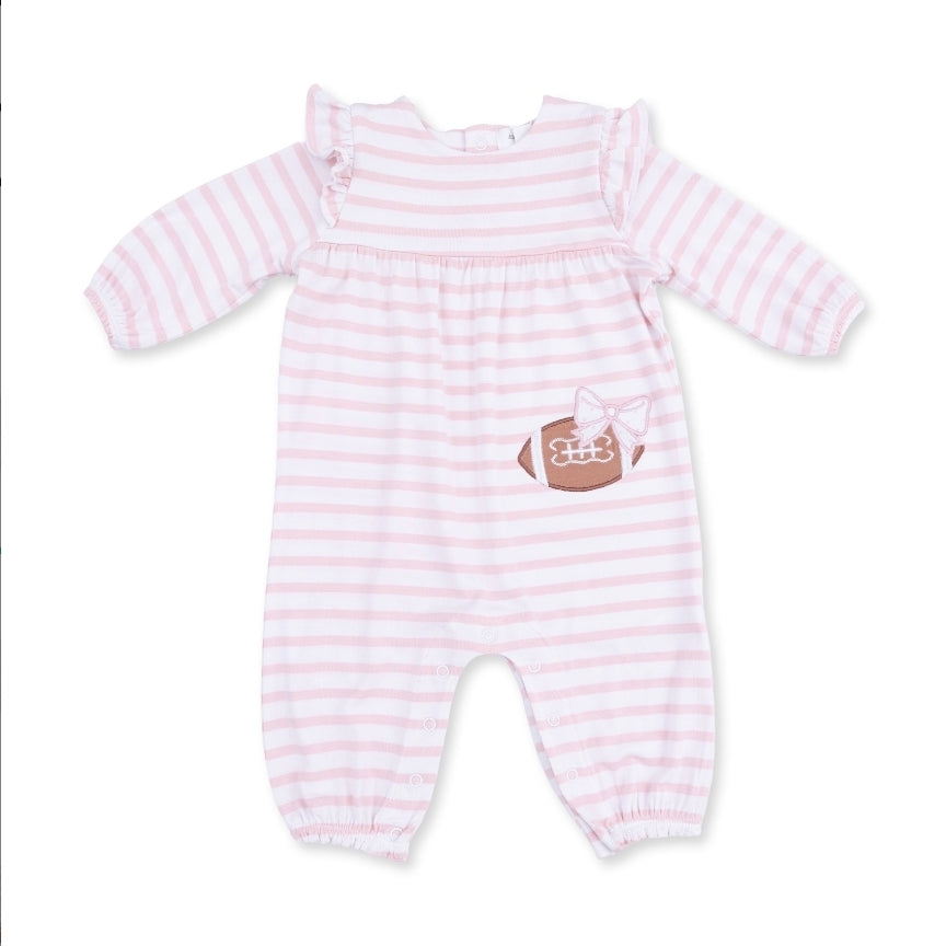 Football Ruffle Romper