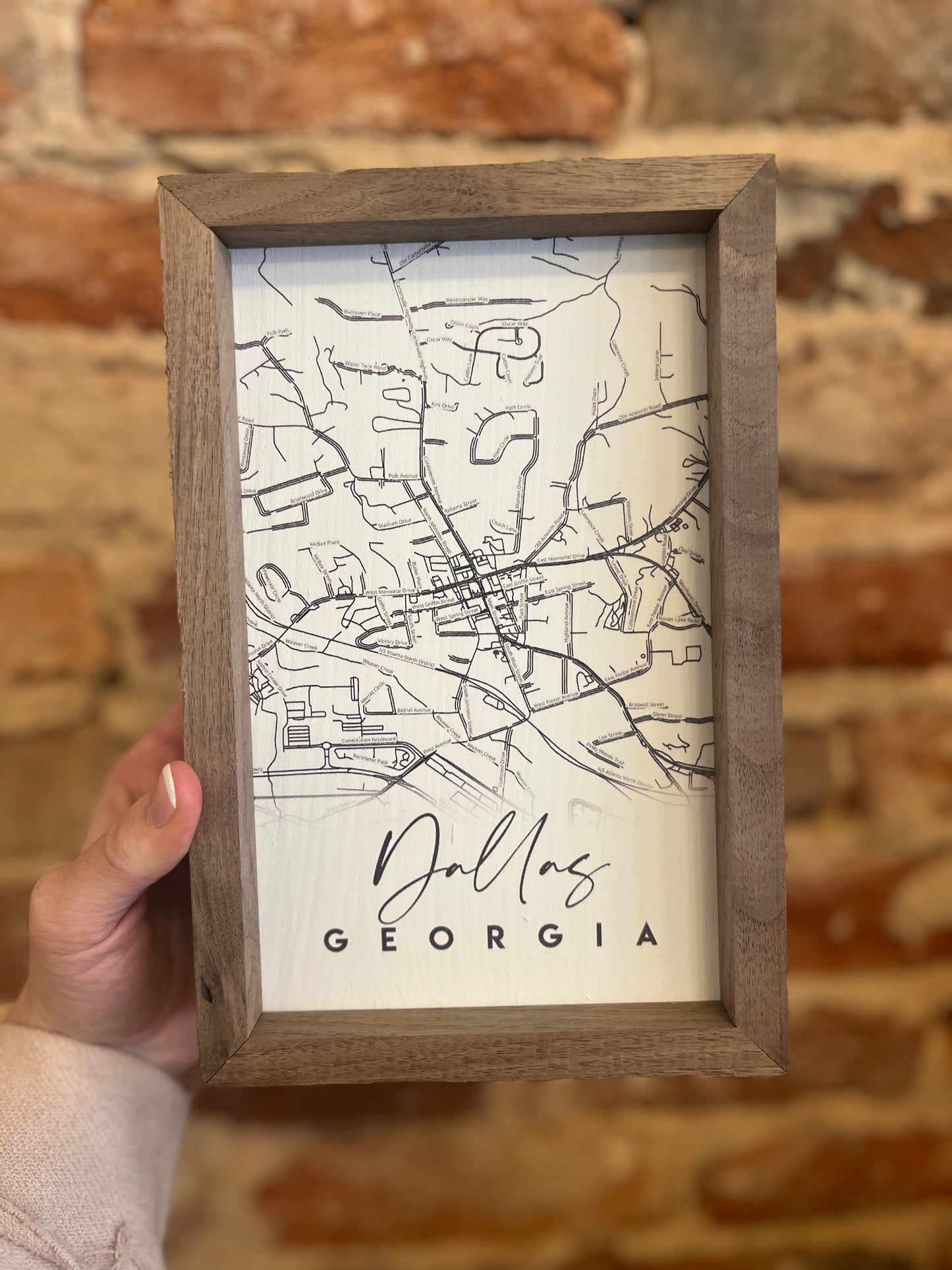 Map Coordinates - Dallas, GA