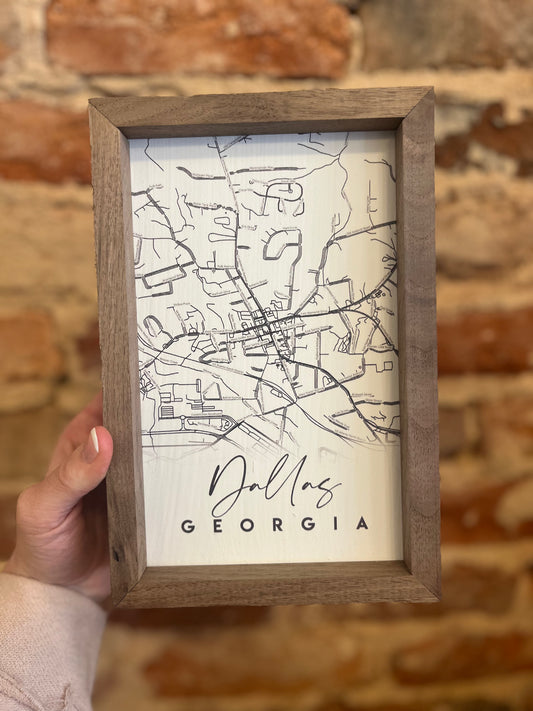 Map Coordinates - Dallas, GA
