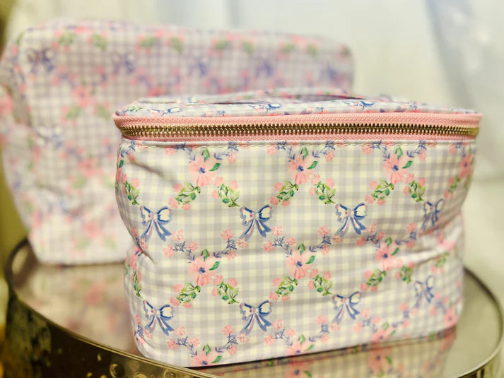 Lavender and Bows Essential Bag