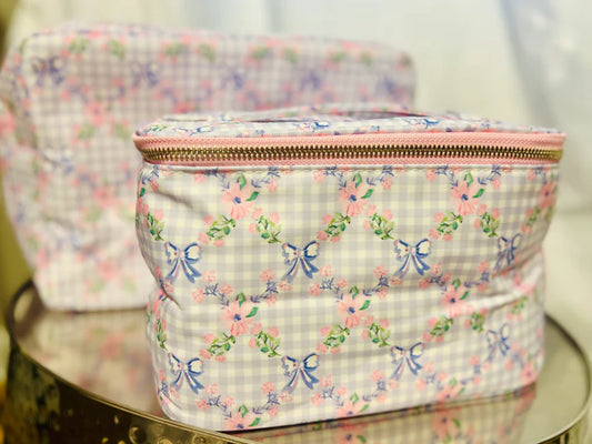 Lavender and Bows Essential Bag
