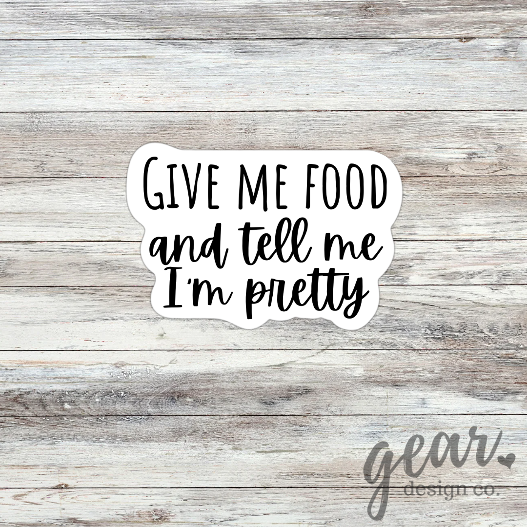 Give Me Food Sticker