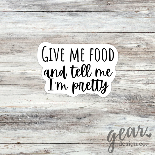 Give Me Food Sticker
