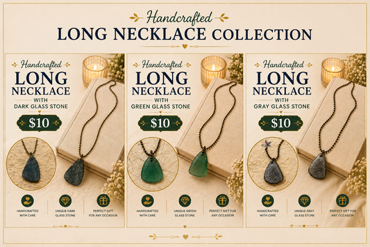 Long Glass Necklace