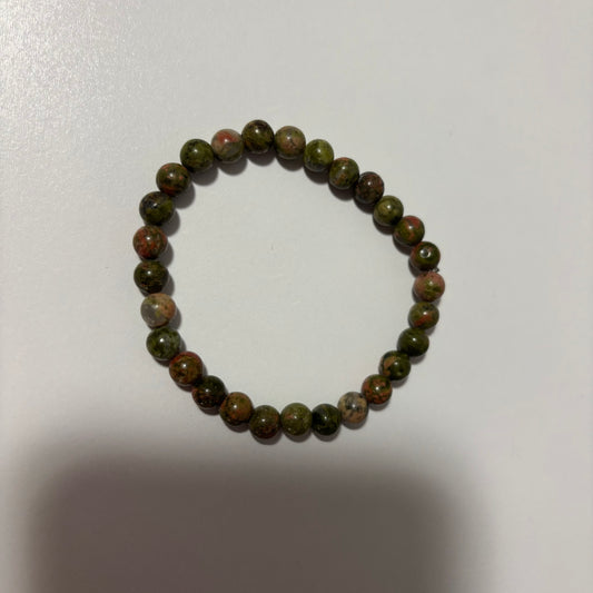 Green Stone Beaded Bracelets