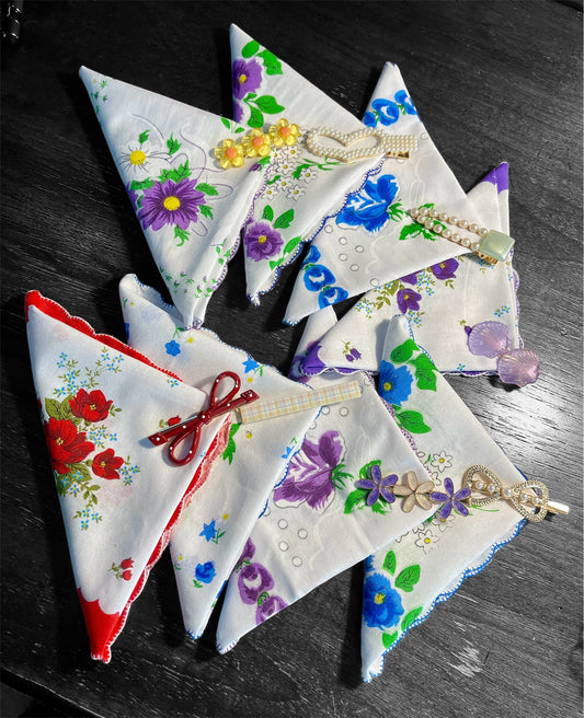 Handkerchief w/ Hair Clip