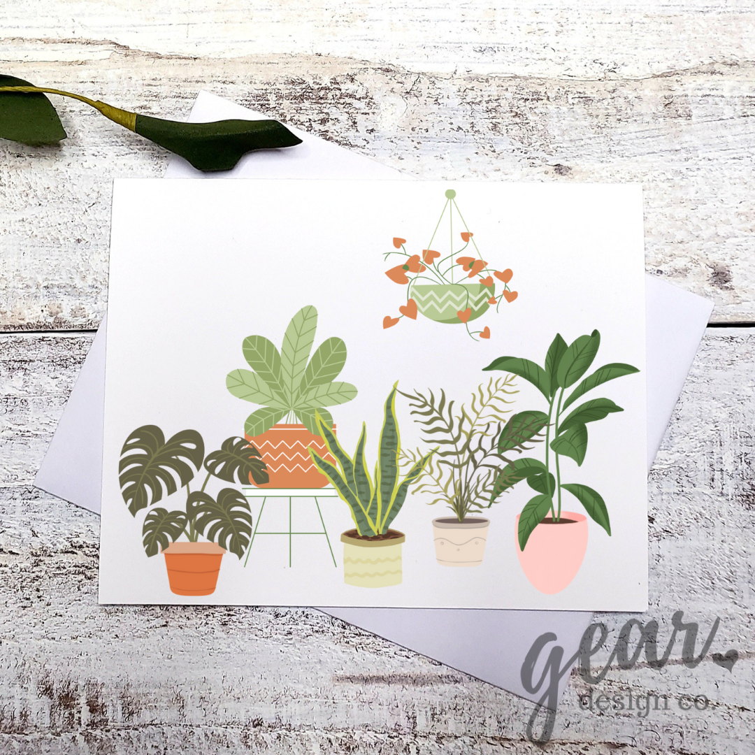 Houseplants Card Pack