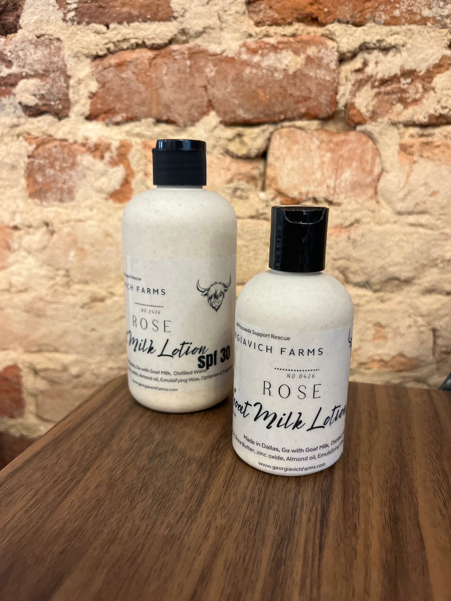 Rose Goat Milk Lotion SPF 30