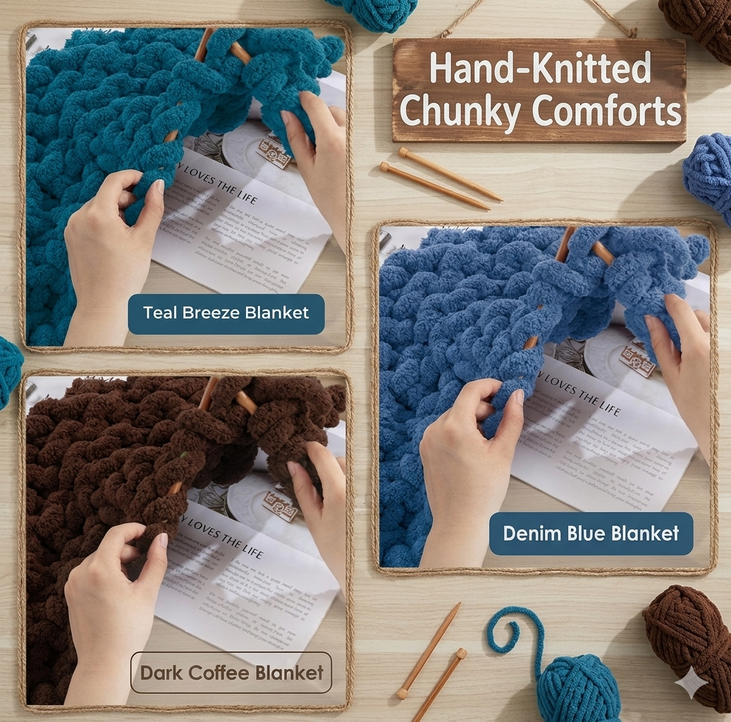 7/11/26 Chunky Knit Blanket Workshop - Dallas, GA