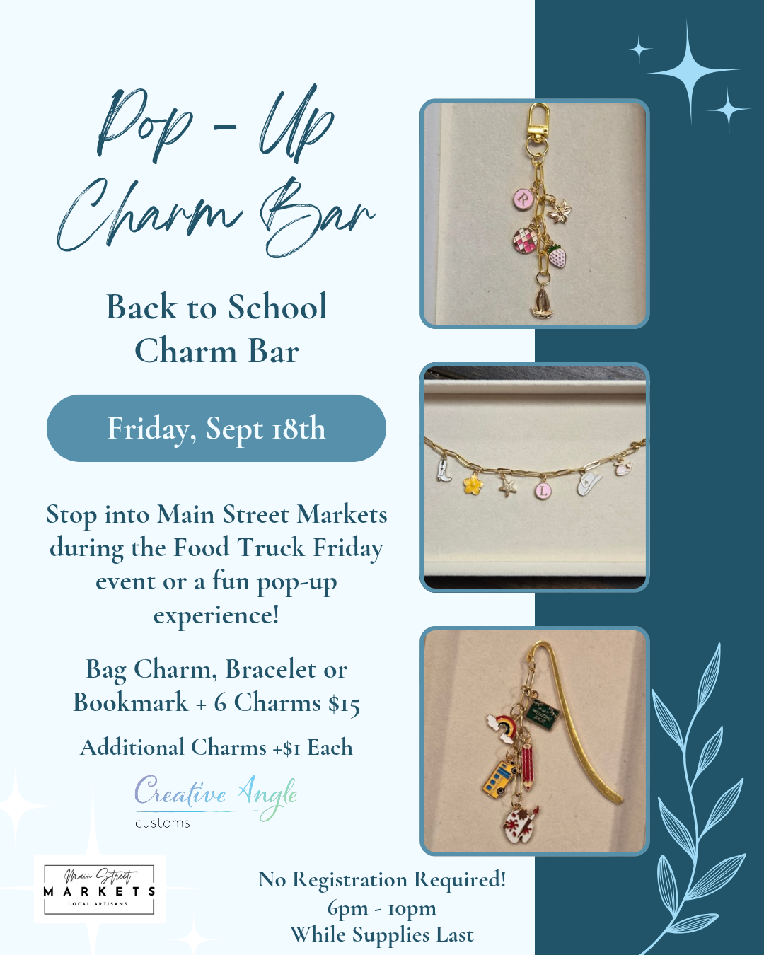 9/18/26 Pop-Up Charm Bar - Dallas, GA