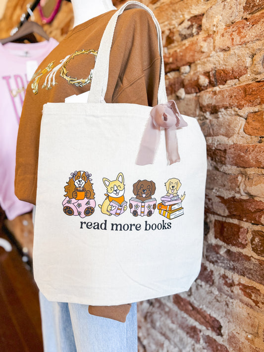 Read More Books Canvas Tote Bag