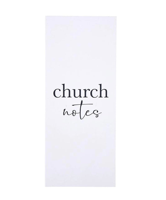 Notepad - Church notes