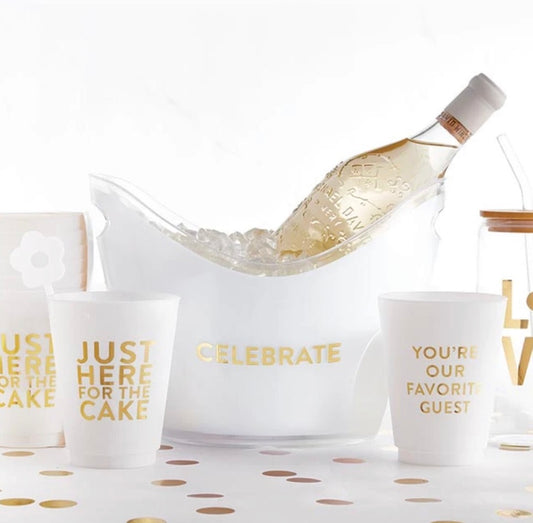 Acrylic Beverage Bucket - Celebrate