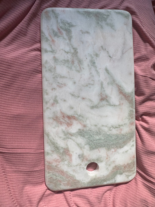 Pink and Green Cutting Board