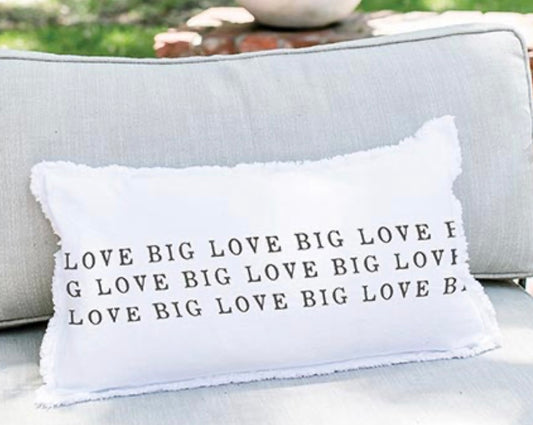 Love Big - Lumbar Pillow