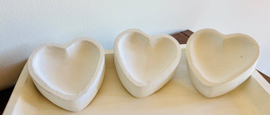 Wood Heart Dish