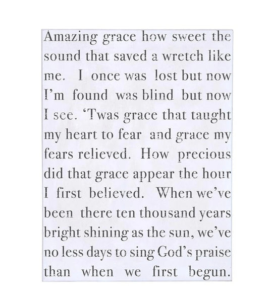 Amazing Grace Wall Decor