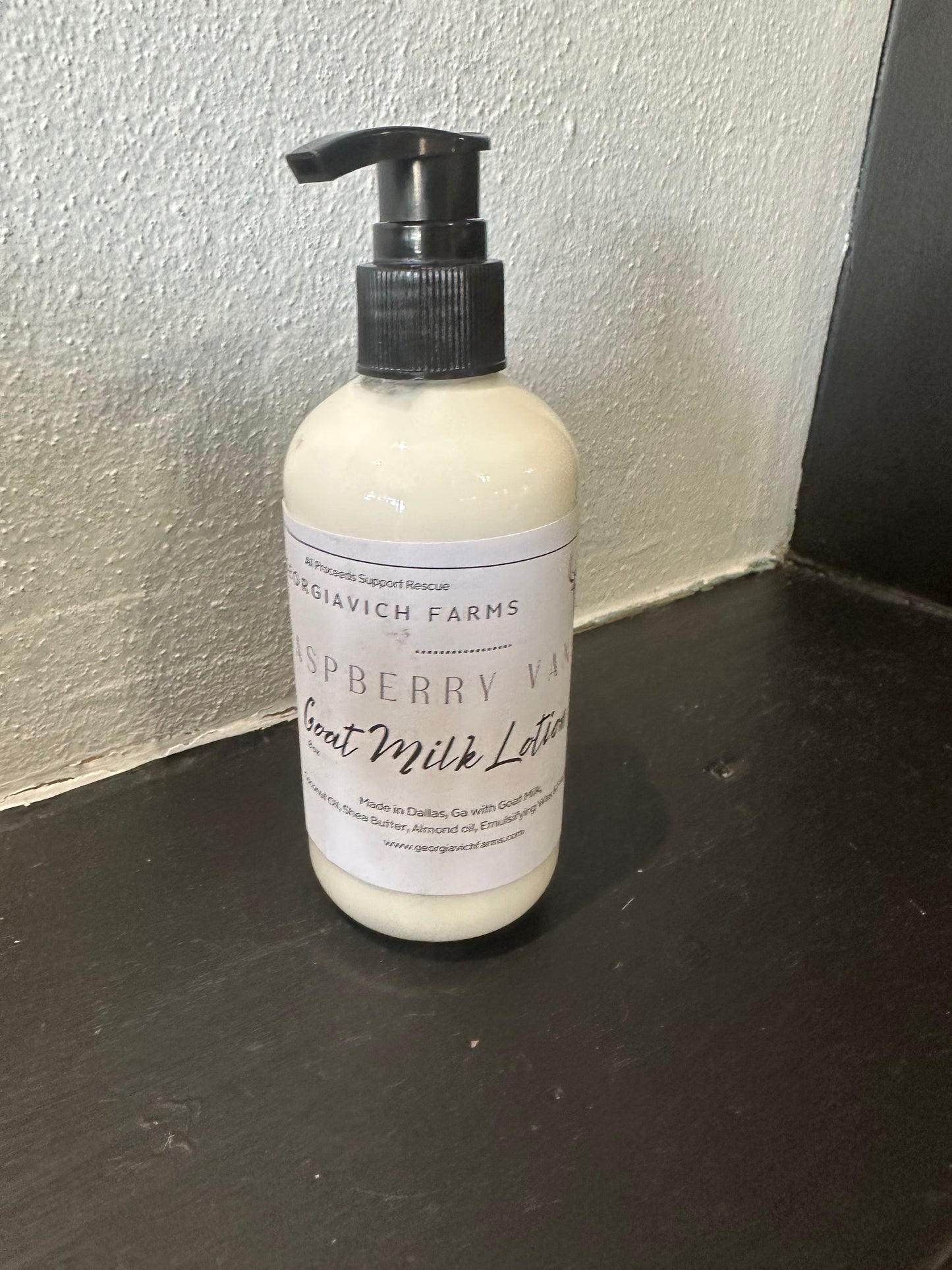 Raspberry Vanilla Goat Milk Lotion