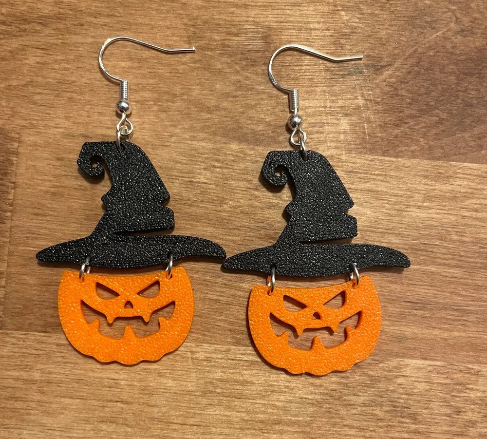 Halloween Pumpkin Earrings