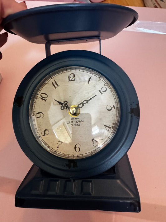 Vintage Scale Clock