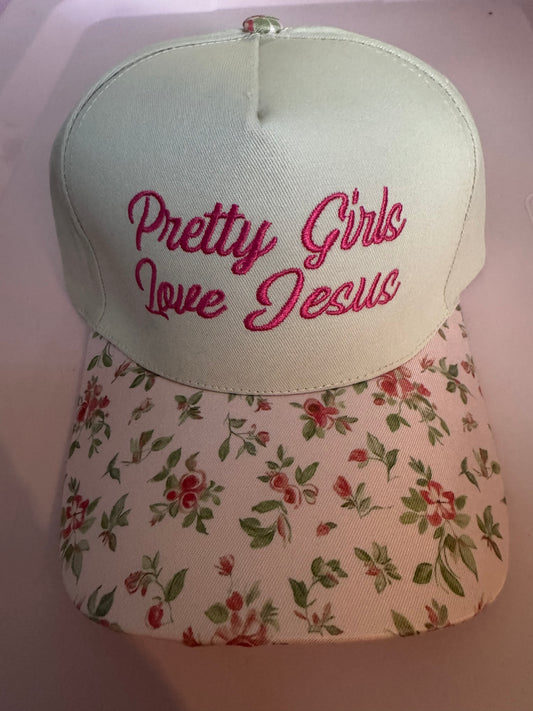 Pretty Girls Love Jesus Hat