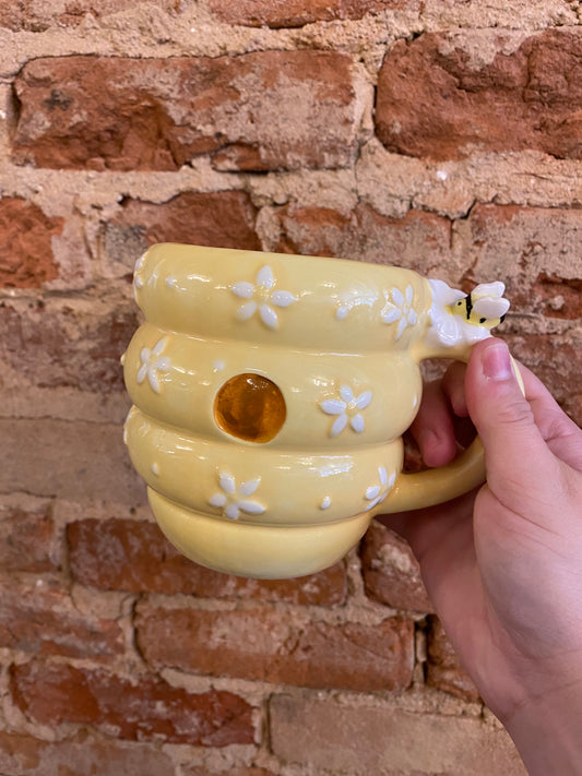 Bumble Bee Hive Mug