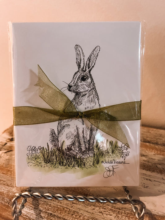 Eastern Cottontail Rabbit Notecards