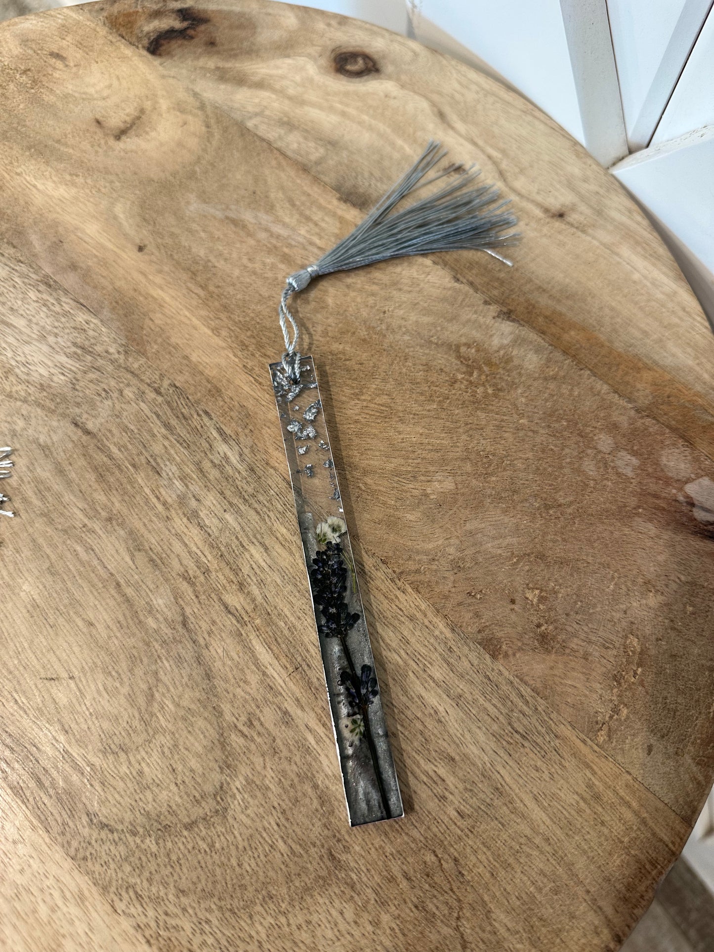 Bookmark with Locally Pressed Flowers