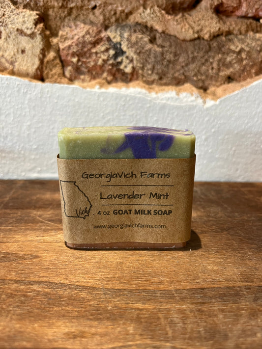 Lavender Mint Goat Milk Soap