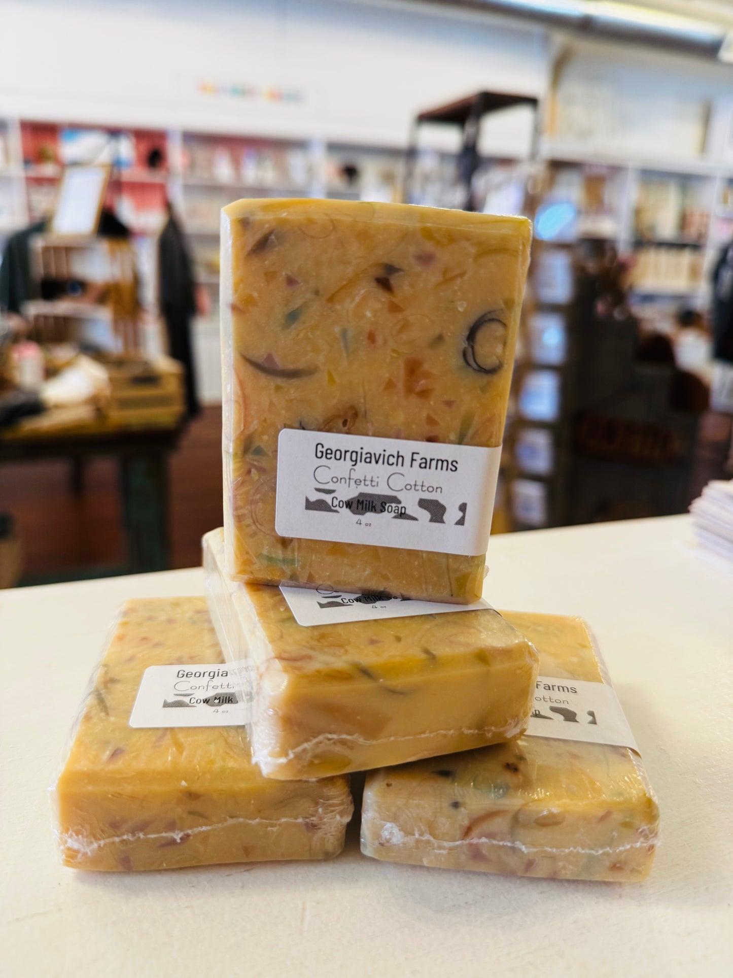 Confetti Cotton Cow's Milk Soap