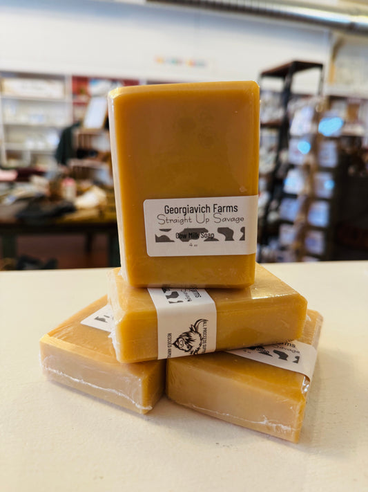 Straight Up Savage Cow Milk Soap