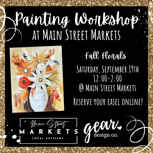 9/19/26 Fall Floral Painting Workshop - Dallas, GA