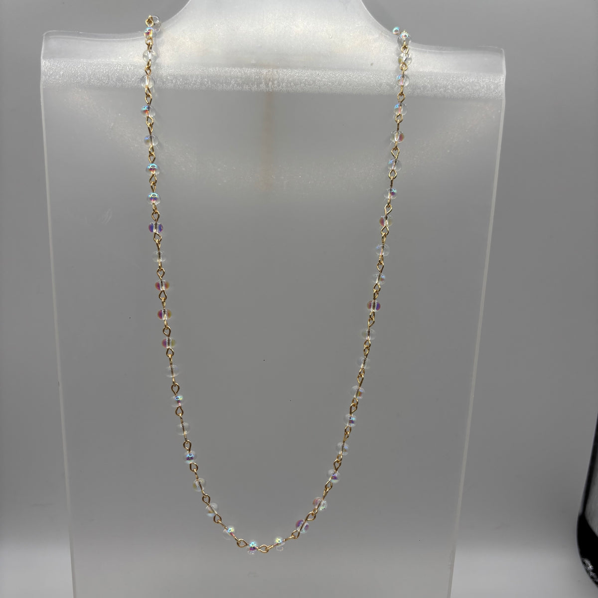 Iridescent Beaded Necklaces