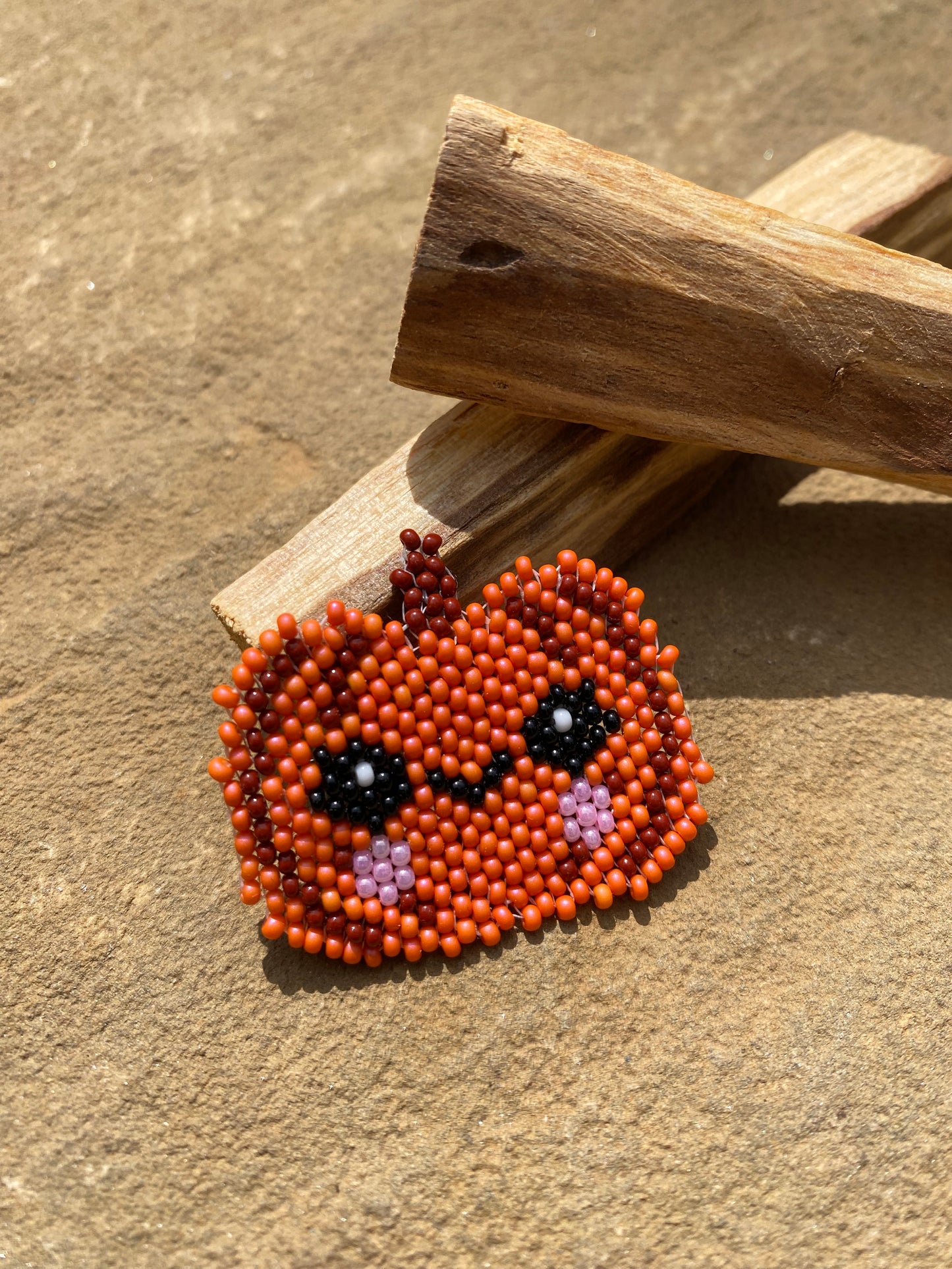 Kawaii Pumpkin Brooch