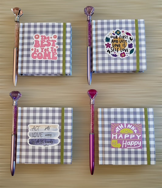 Mini Art Book & Sparkle Pen Set