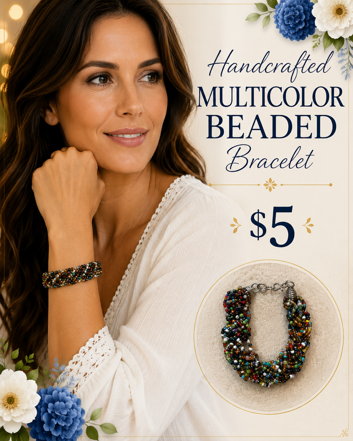 Chunky Beaded Bracelet
