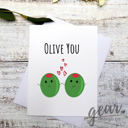 Olive You Card